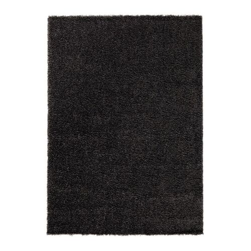 Tapis Shaggy Rectangle Uni Essenza Noir 120x170