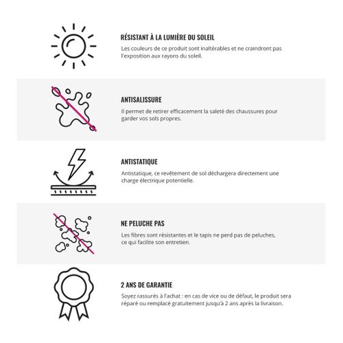 Tapis Shaggy Rectangle Uni Essenza Crème 120x170