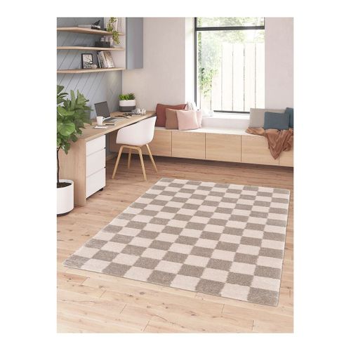 Tapis Graphique Design Recyclé Tergus Gris 160x230