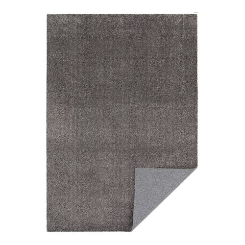 Tapis Rectangle à Courtes Mèches Uni Lavable En Machine Loft Anthracite 160x230