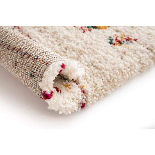 Tapis Ethnique Shaggy Berbère Crème Fez Crème 160x230
