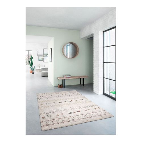 Tapis Ethnique Shaggy Berbère Crème Fez Crème 160x230