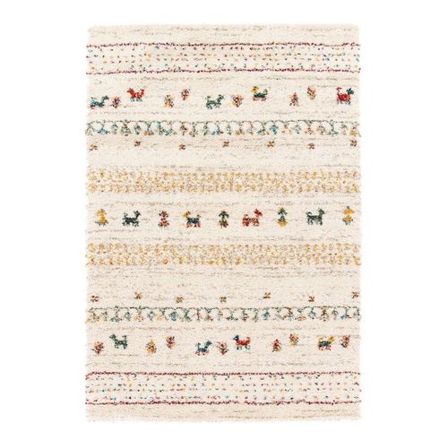 Tapis Ethnique Shaggy Berbère Crème Fez Crème 160x230
