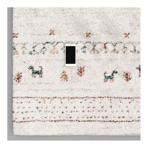 Tapis Ethnique Shaggy Berbère Crème Fez Crème 160x230