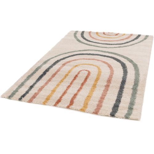 Tapis Shaggy Moderne Rectangle Louna Sauge 120x170