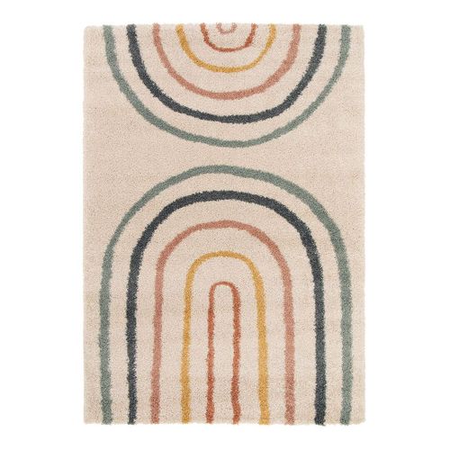 Tapis Shaggy Moderne Rectangle Louna Sauge 120x170