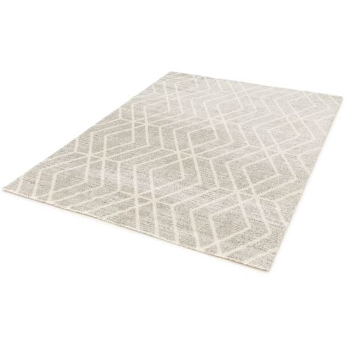 Tapis Géométrique Moderne Gris Ximoz Gris 160x230