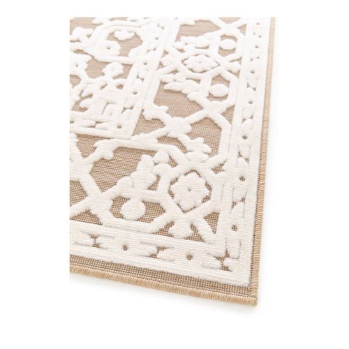 Tapis Style Orient Plat Intérieur Et Extérieur Nafi Rose 200x290