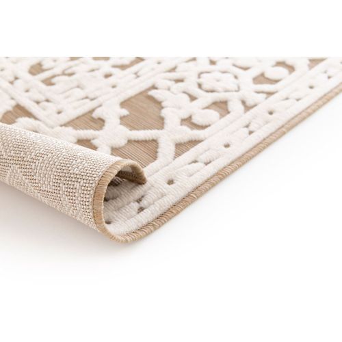 Tapis Style Orient Plat Intérieur Et Extérieur Nafi Rose 200x290