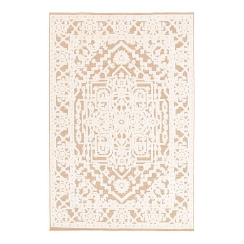 Tapis Style Orient Plat Intérieur Et Extérieur Nafi Rose 200x290