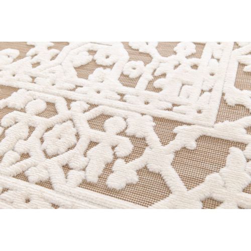 Tapis Style Orient Plat Intérieur Et Extérieur Nafi Rose 200x290