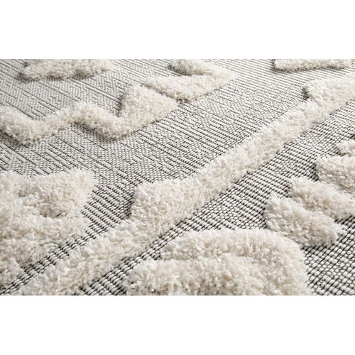 Tapis Effet 3d Style Orient Blanc Hadra Blanc 120x170