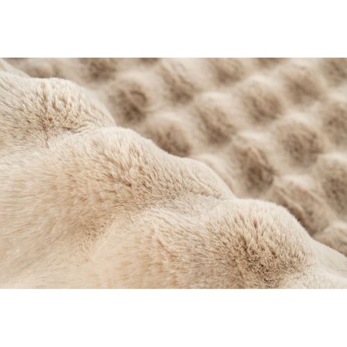 Tapis à Poils Longs Doux Effet 3d Design Beppo Beige 200x290