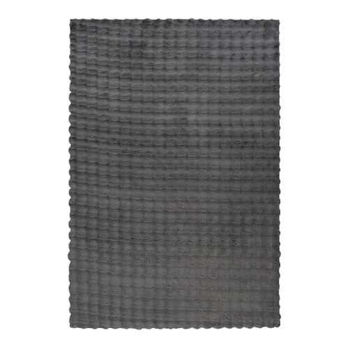 Tapis à Poils Longs Doux Effet 3d Design Beppo Graphite 120x170