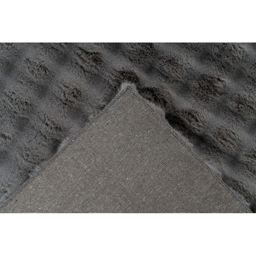Tapis à Poils Longs Doux Effet 3d Design Beppo Graphite 120x170