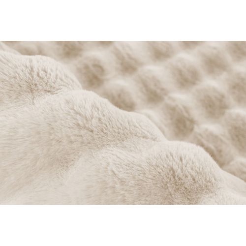 Tapis à Poils Longs Doux Effet 3d Design Beppo Ivoire 120x170