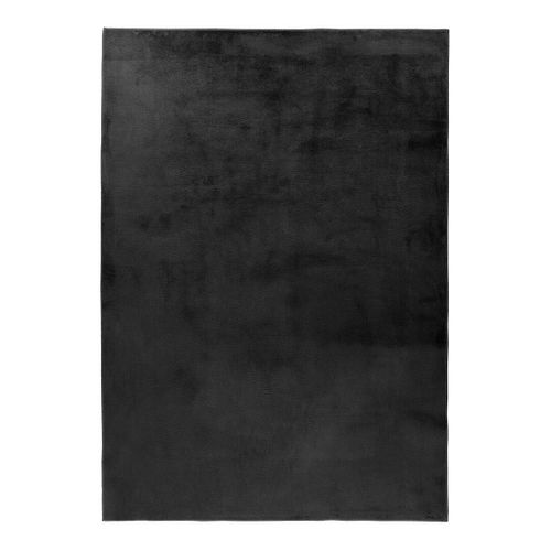Tapis Lavable En Machine Doux Uni à Courtes Mèches Nova Graphite 160x230