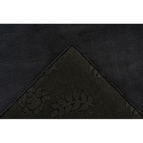 Tapis Lavable En Machine Doux Uni à Courtes Mèches Nova Graphite 160x230