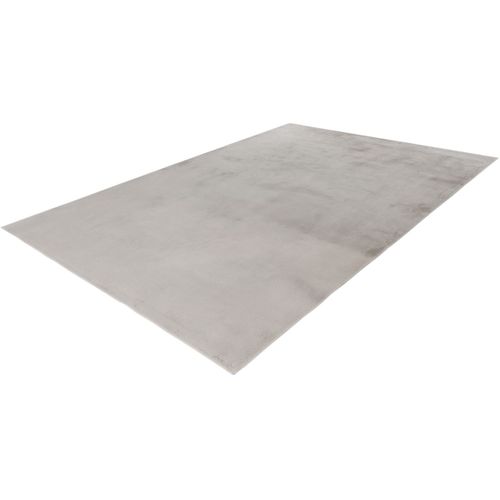 Tapis Lavable En Machine Doux Uni à Courtes Mèches Nova Argenté 160x230