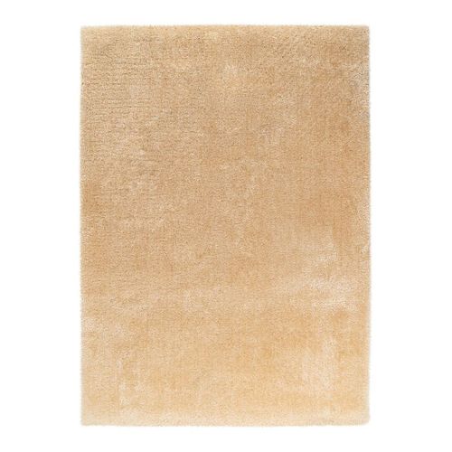 Tapis Doux Recyclé Uni Rectangle Karla Beige 200x290