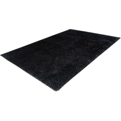 Tapis Doux Recyclé Uni Rectangle Karla Graphite 160x230