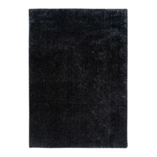 Tapis Doux Recyclé Uni Rectangle Karla Graphite 160x230