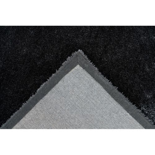 Tapis Doux Recyclé Uni Rectangle Karla Graphite 160x230