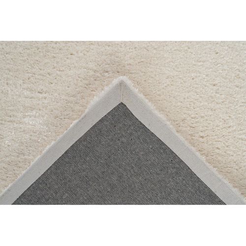Tapis Doux Recyclé Uni Rectangle Karla Ivoire 120x170