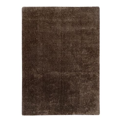 Tapis Doux Recyclé Uni Rectangle Karla Taupe 200x290