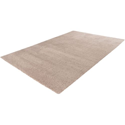 Tapis Shaggy Doux Rectangle Uni Windsor Beige 160x230