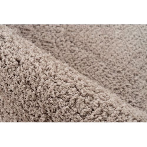 Tapis Shaggy Doux Rectangle Uni Windsor Beige 200x290
