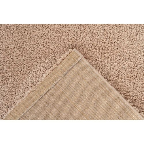 Tapis Shaggy Doux Rectangle Uni Windsor Champagne 120x170