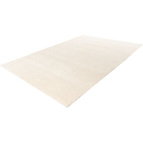 Tapis Shaggy Doux Rectangle Uni Windsor Ivoire 80x150