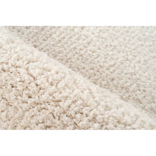 Tapis Shaggy Doux Rectangle Uni Windsor Ivoire 200x290