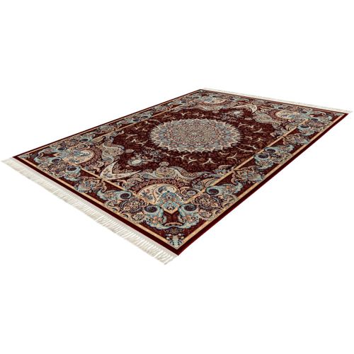 Tapis Style Orient Avec Franges Cosmo Rouge 80x300