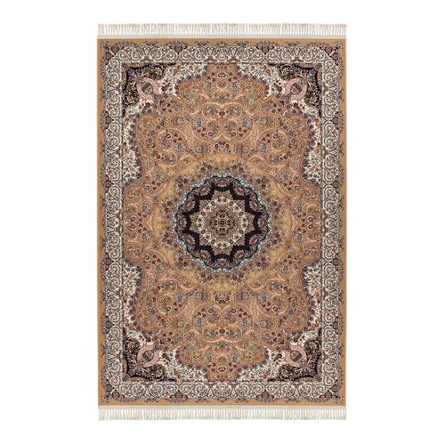 Tapis Style Oriental Avec Franges Velma Beige 80x300