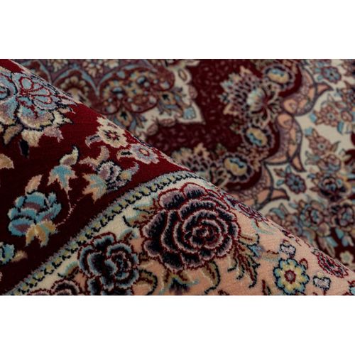 Tapis Style Oriental Avec Franges Velma Rouge 80x300