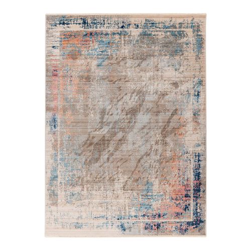 Tapis Moderne Rayé Avec Franges Gyda Multicolore 200x290