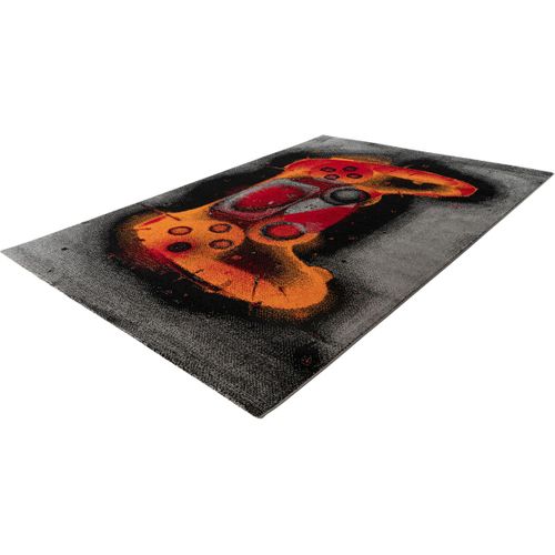 Tapis Rectangle Moderne Courtes Mèches Kamala Multicolore 200x290