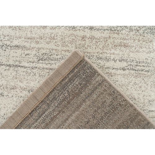 Tapis Contemporain Intérieur Rectangle Nafa Beige Argenté 80x150
