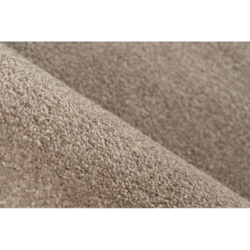 Tapis Uni Poils Ras Moderne Nubio Beige 120x170