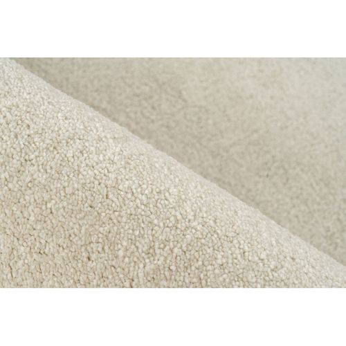 Tapis Uni Poils Ras Moderne Nubio Ivoire 120x170