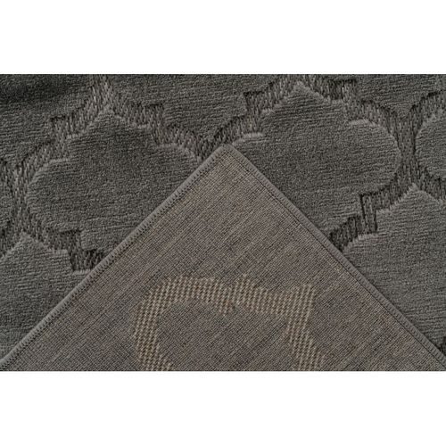 Tapis Scandinave Effet 3d Graphique Miramar Gris 80x300