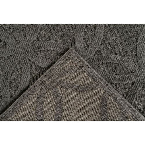 Tapis Géométrique Effet 3d Design Bohmen Gris 80x300