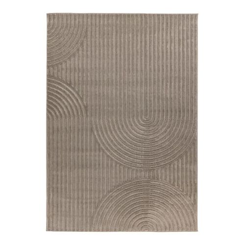Tapis 3d Extérieur Et Intérieur Moderne Graphique Garret Argenté 80x150