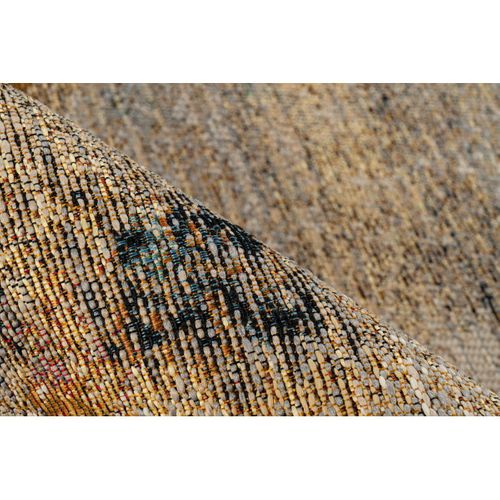 Tapis Moderne Rayé Extérieur Plat Nisula Multicolore 80x150