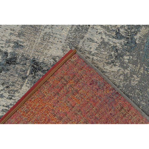Tapis Extérieur Et Intérieur Plat Moderne Rayé Sema Argenté 80x150