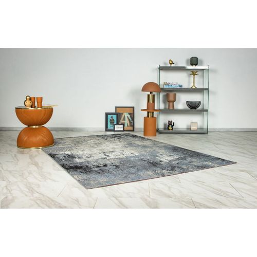 Tapis Extérieur Et Intérieur Plat Moderne Rayé Sema Argenté 160x230