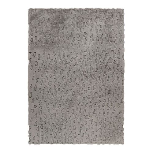 Tapis Extra Doux Effet 3d Design Cherine Argenté 200x290