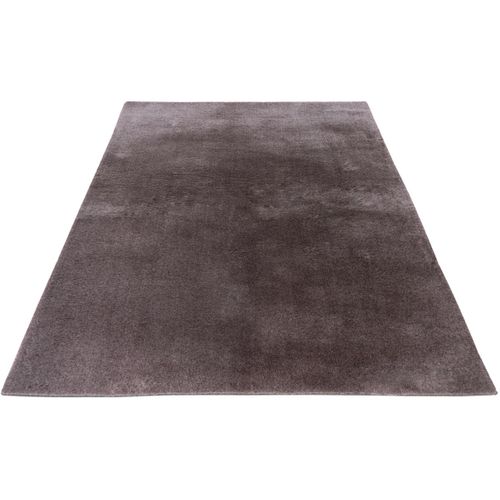 Tapis Doux Uni Moderne à Courtes Mèches Shaddy Mauve 140x200